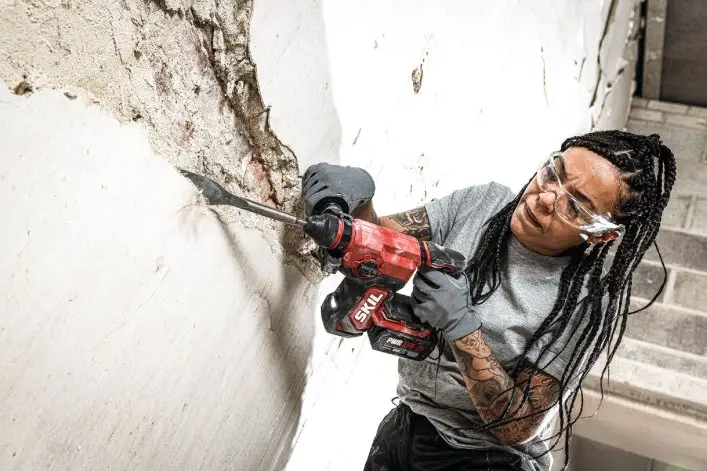 Промо-комплект перфоратор акумуляторний безщітковий SDS+, SKIL 3851 CA XP + енергокомплект 3110 АА 11070400202 (акумулятор 2,5 Ah, зарядний пристрій)