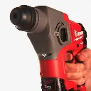 Перфоратор SDS-PLUS акумуляторний MILWAUKEE, M12 FUEL CH-202X, 1,1Дж (+зар.пристрій, 2акум.Х2Аг,HDкейс) 