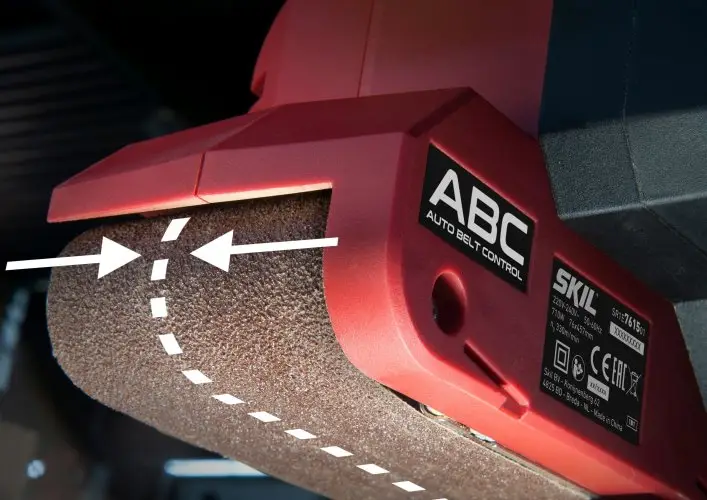 Стрічкова мережева шліфувальна машина 710Вт SKIL 7615 AB 11071200101 (SR1E7615AB) 