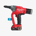 Заклепочник акумуляторний MILWAUKEE, M18 FUEL ONEFPRT-202X, під заклепки (Ø4,8-7,0мм) (+заряд.пристрій, 2ак.Х2Аг, HDкейс) 