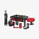 Нівелір лазерний 3D акумуляторний MILWAUKEE, M12 3PLKIT-401P (+зарядний пристрій, 1 акум.Х4Аг, кейс PACKOUT) 