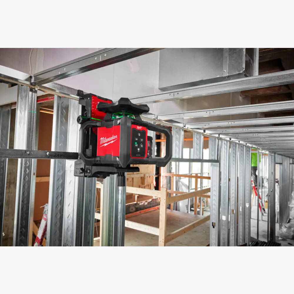 Нівелір ротаційний лазерний акум. MILWAUKEE, M18 RLOHVG300-501C (+лазерний приймач, зарядний пристрій, 2 акум..Х5Аг, кейс) 