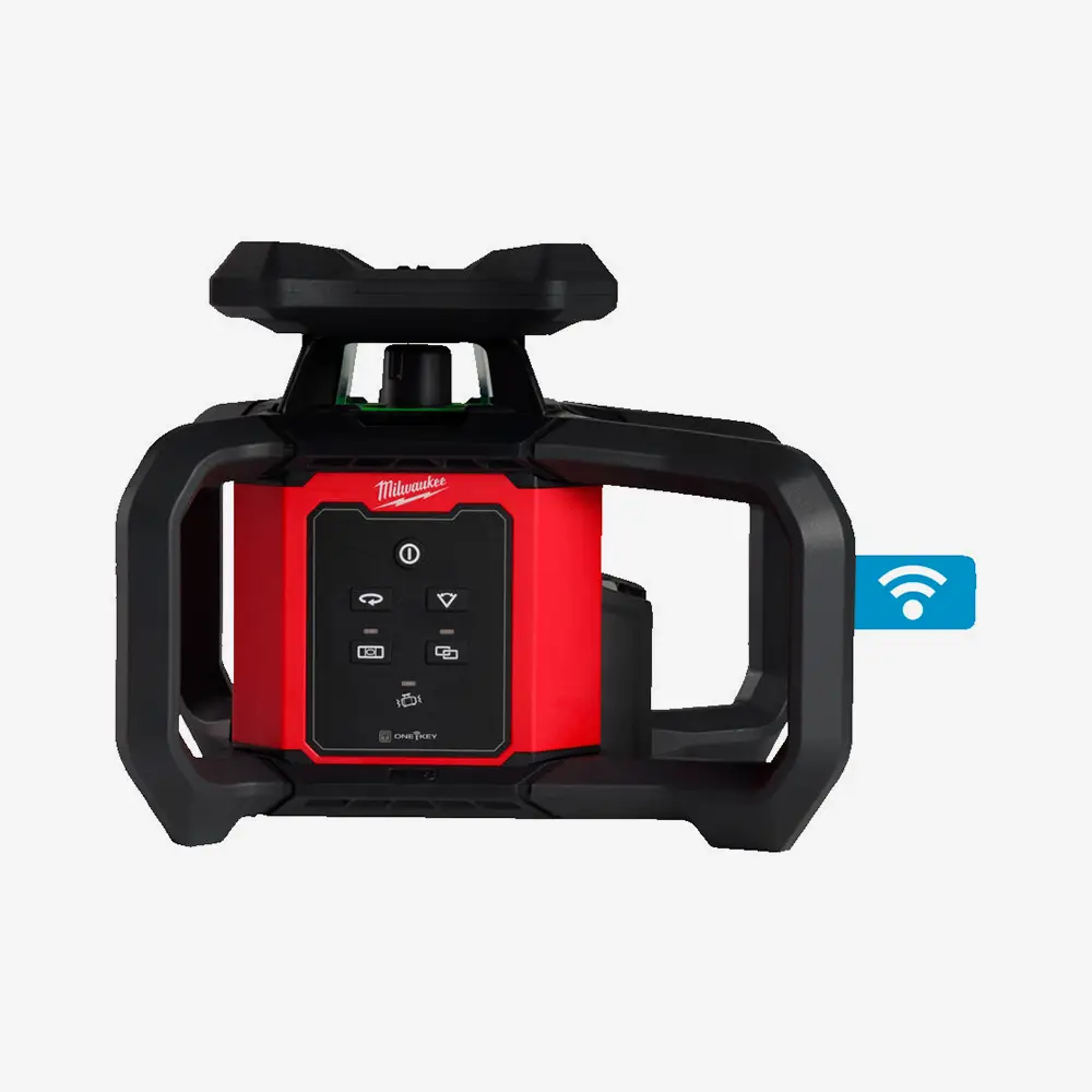 Нівелір ротаційний лазерний акум. MILWAUKEE, M18 RLOHVG300-501C (+лазерний приймач, зарядний пристрій, 2 акум..Х5Аг, кейс) 