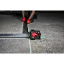 Нівелір лазерний 3D акумуляторний MILWAUKEE, M12 3PL-401C (+зарядний пристрій, 1 акум.Х4Аг, кейс) 