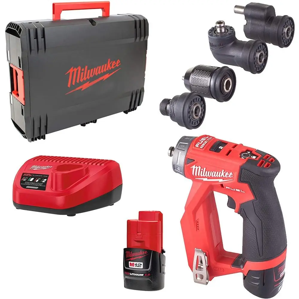 Дриль-шурупокрут акумуляторний MILWAUKEE, M12 FUEL FDDXKIT-202X 