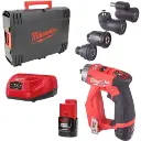 Дриль-шурупокрут акумуляторний MILWAUKEE, M12 FUEL FDDXKIT-202X 