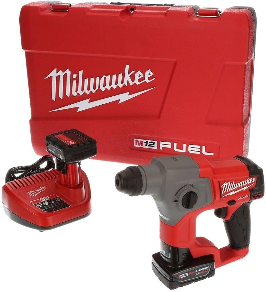 Перфоратор SDS-PLUS акумуляторний MILWAUKEE, M12 FUEL CH-202X, 1,1Дж