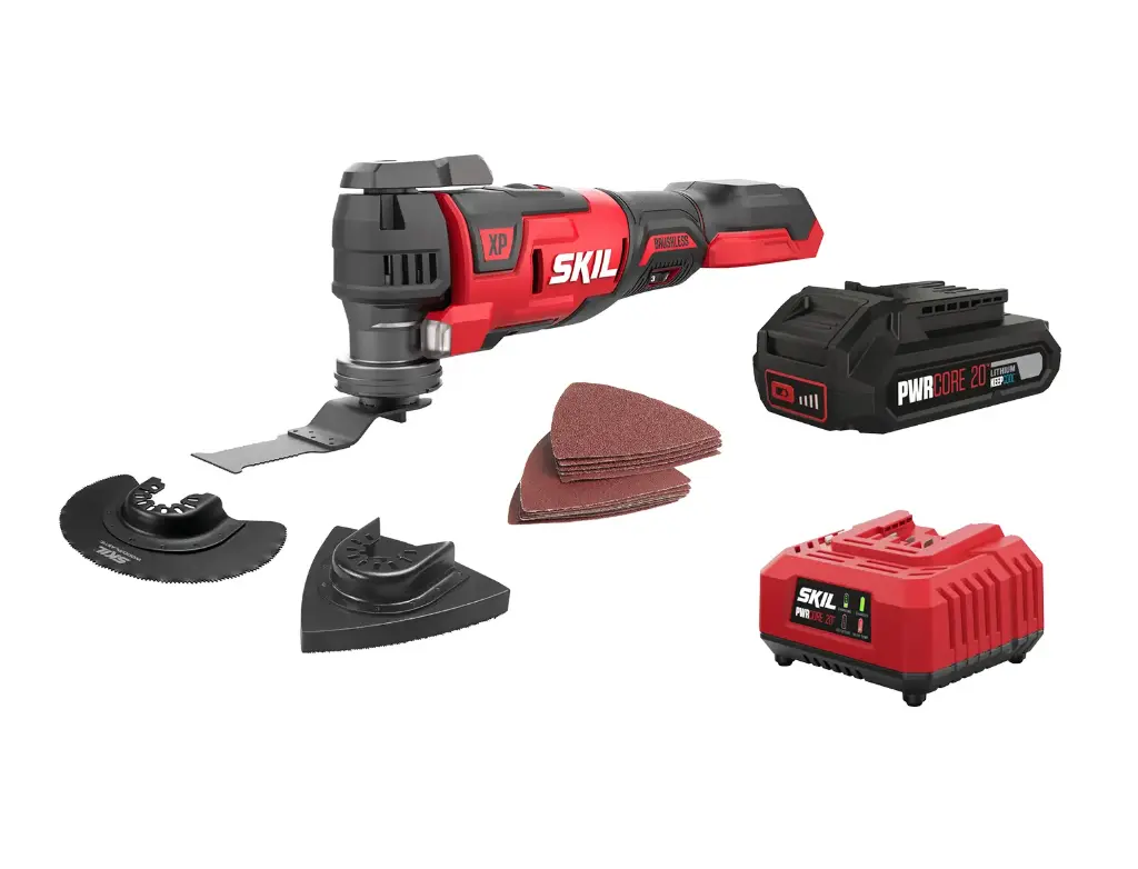 [MF1E3650CB+BC1E3110AA] (Реноватор)акумуляторний багатофункціональний інструмент безщітковий SKIL 3650 CB XP 