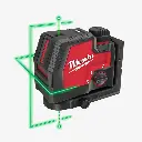 Нівелір лазерний лінійно-точковий акумуляторний MILWAUKEE, L4 CLLP-301C (+micro-USB,1 акум.Х3Аг, кейс) 