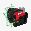 Нівелір лінійно-точковий лазерний акумуляторний MILWAUKEE, M12 CLL4P-0C (кейс) 