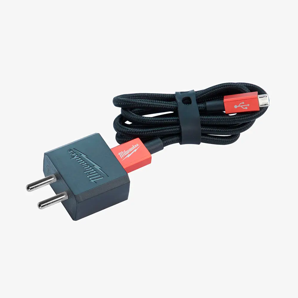 [4932459888] Зарядний пристрій Micro-USB MILWAUKEE, QUSB, 220В 